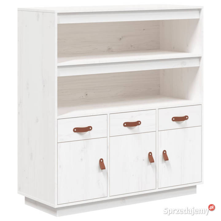 Szafka biała 100x40x1085 lite drewno sosnowe Warszawa sprzedam