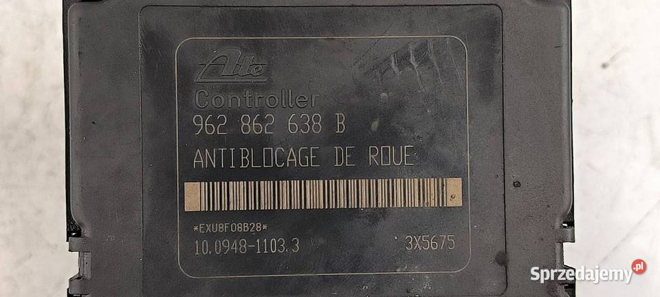 POMPA ABS HAMULCOWA PEUGEOT 206 9630135080 Pozostałe kujawsko-pomorskie Lipno