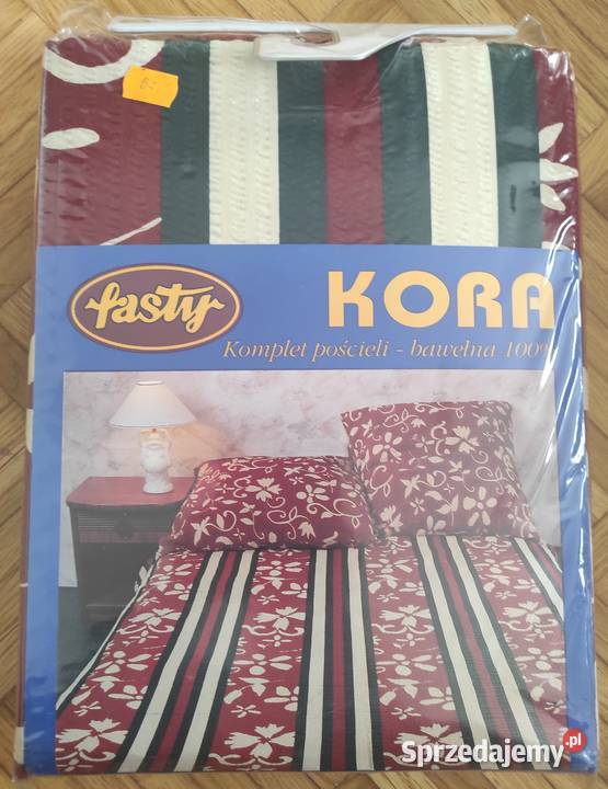 Unikat Fasty 1997 r pościel z kory z bawełny