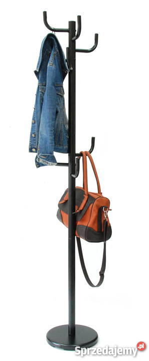 Wieszak na ubrania stojący CZARNY BIAŁY Stojak podlaskie Białystok
