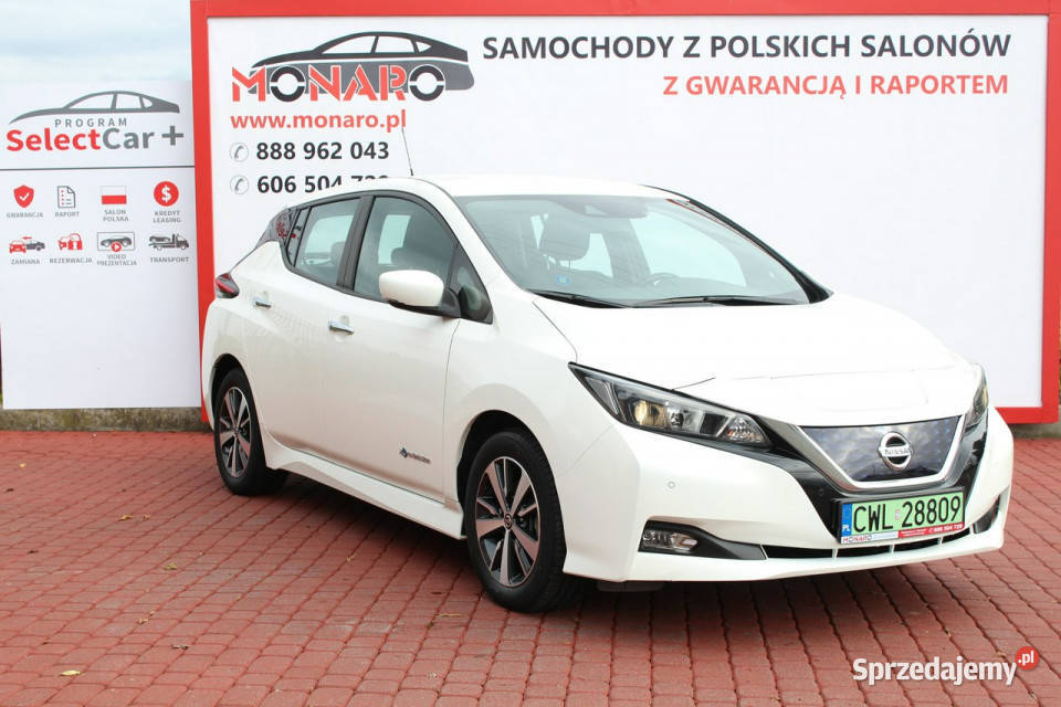Nissan Leaf Napęd elektryczny 40 kWh Salon Włocławek