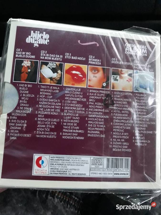 Klasyka jugosłowiańskiego hard rocka BIJELO Płyty i kasety