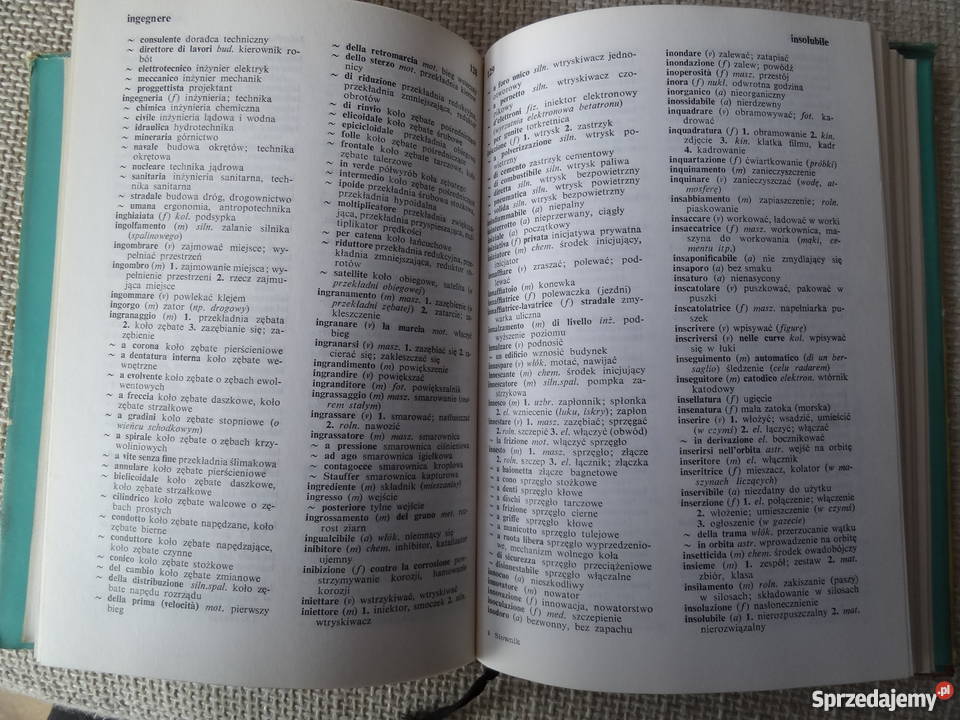 Słownik techniczny włoskopolski zachodniopomorskie Szczecin