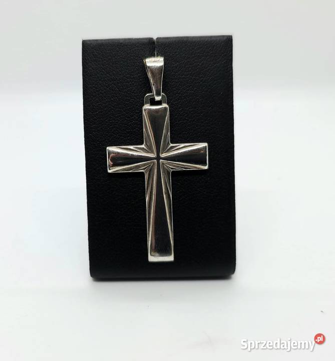 Srebrna zawieszka próby 925 270g krzyżyk warmińsko-mazurskie Elbląg