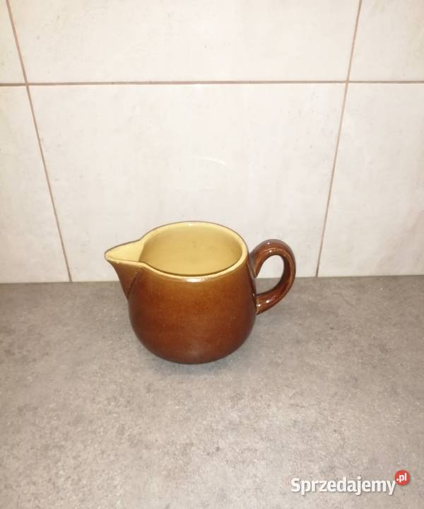 ceramiczny dzbanek mlecznik PRL Siemianowice Śląskie