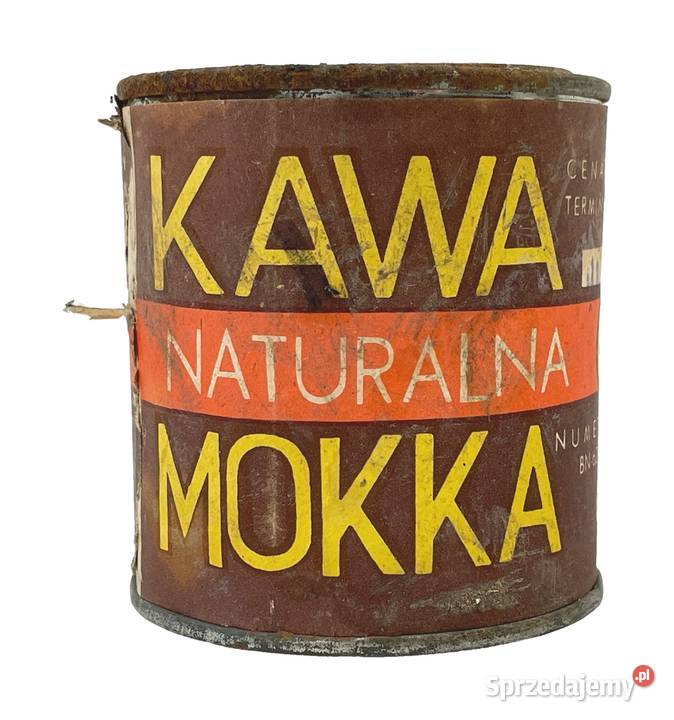 Stara puszka kawie MOKKA 1980 Kraków
