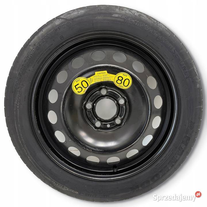 KOŁO DOJAZDOWE 12580 R17 9209872 5x108 Chełm