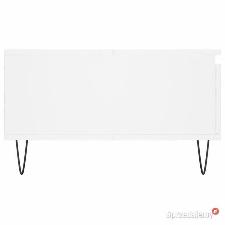 Stolik kawowy biały 90x60x35 materiał Stoły Warszawa