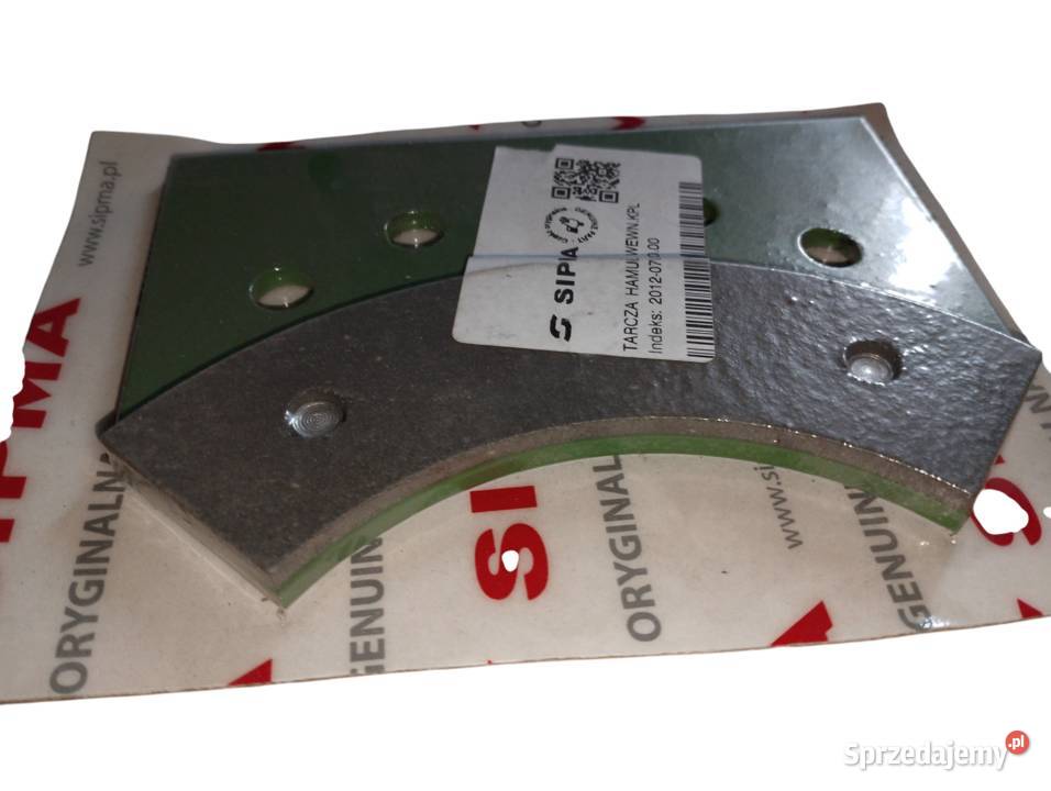 Tarcza hamulca wewnętrzna Prasa kostkująca SIPMA