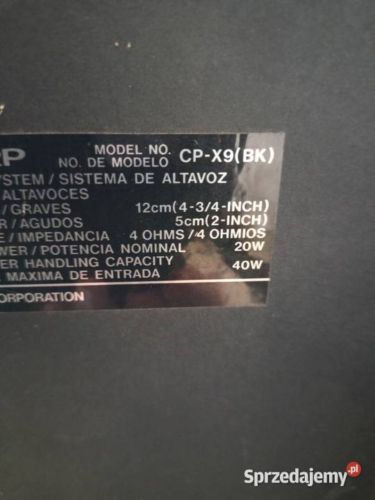 Sharp GX67 radiomagnetofon Magnetofony Magnetofony Sędziszów