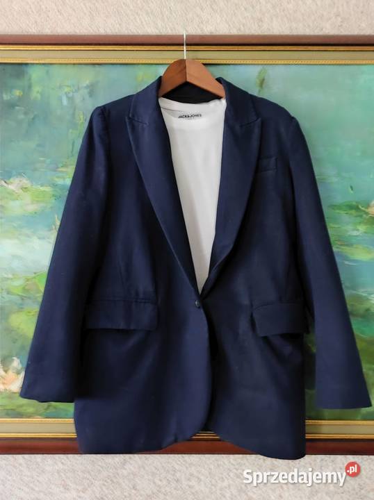 Zara marynarka męska granatowa casual slim fit Kielce