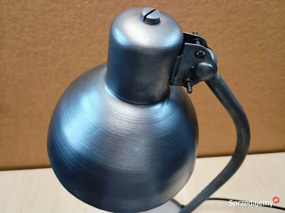 Lampa biurkowa kancelaryjna w stylu Bauhaus lata Pozostałe Częstochowa