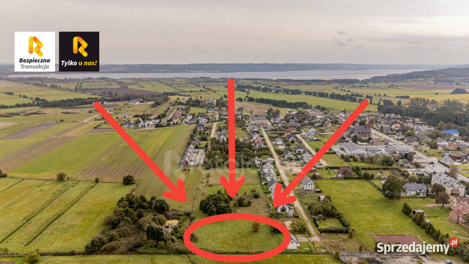 Grunt na sprzedaż Wierzchucino Kapitańska 1239m2 52m sprzedam