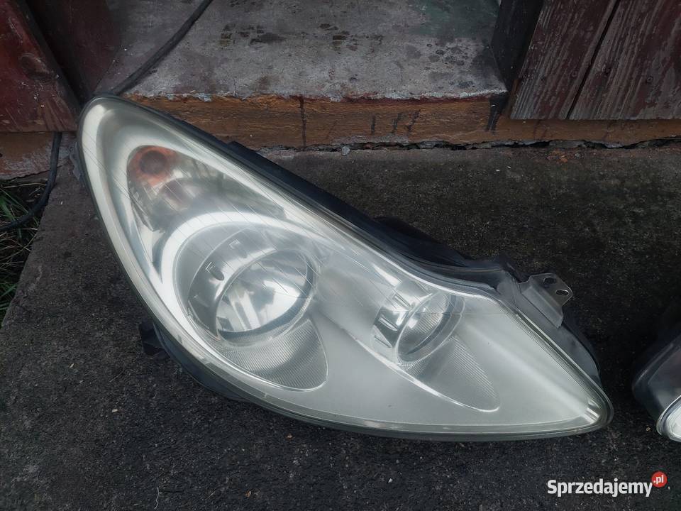 Lampy Przód Opel Corsa D Lewa I Prawa Komplet małopolskie Sucha Beskidzka