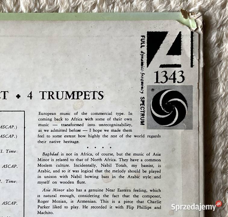 The Herbie Mann AfroJazz Sextet Four Trumpets