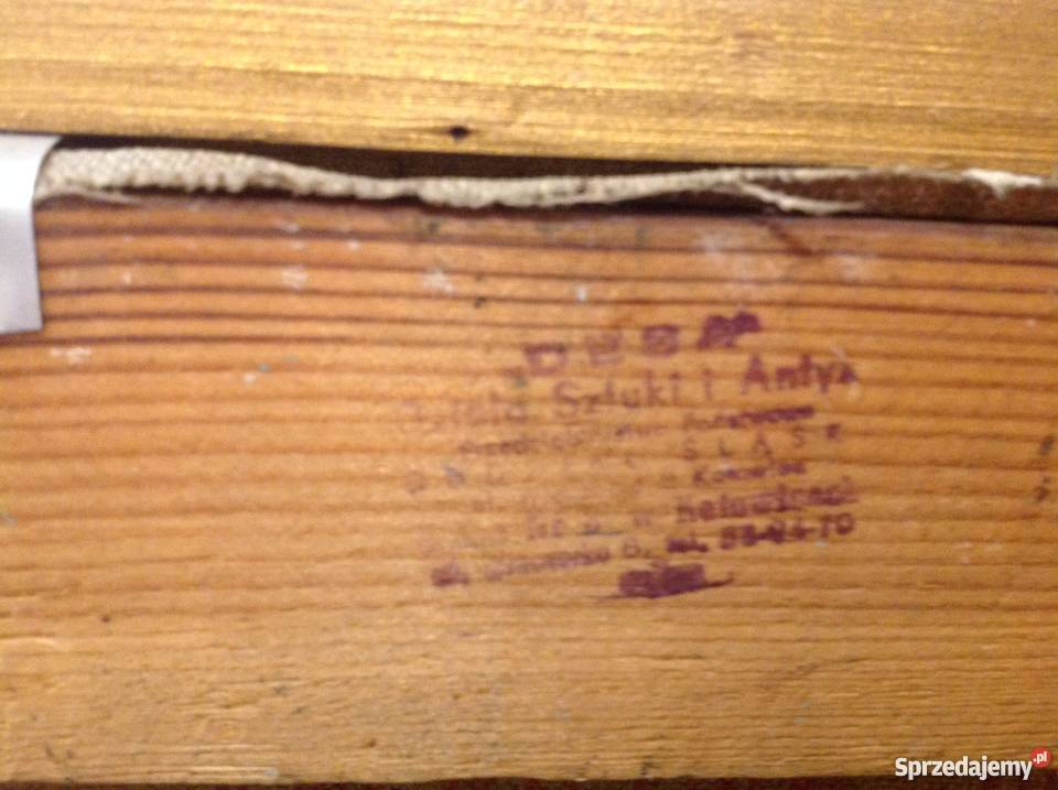 Obraz olejny AJaworski 1988 Katowice