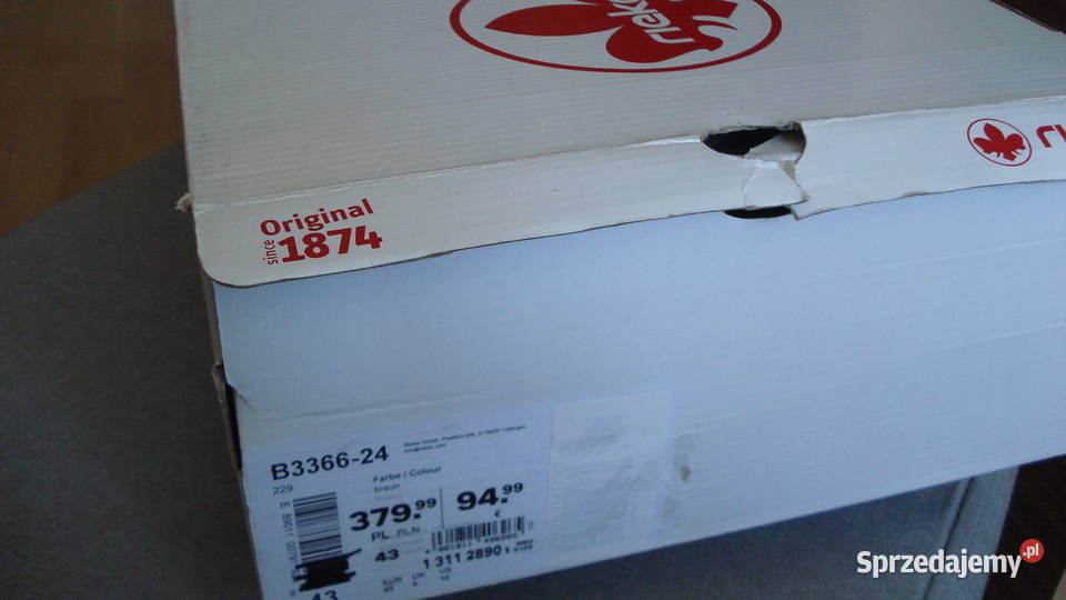 Buty męskie Rieker nowe nie używane 43 sprzedam