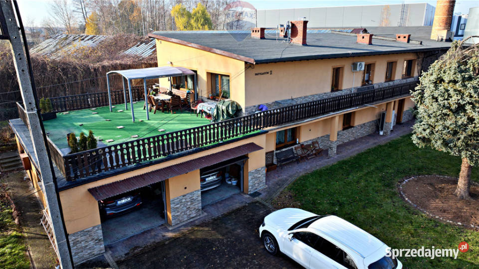 Usługi produkcja magazyny z domem mieszkalnym sprzedam