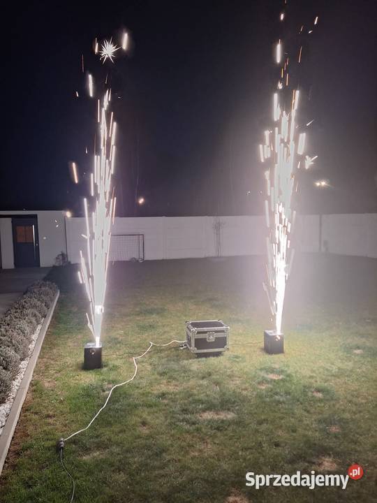 Wynajem Wytwornica generator zimnych ognii Śluby, wesela, przyjęcia łódzkie Łódź