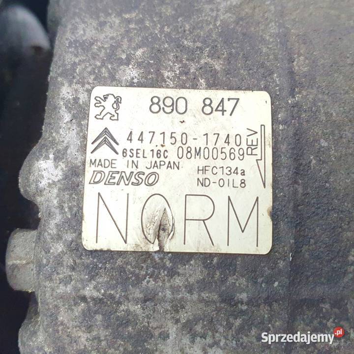 SPRĘŻARKA KLIMATYZACJI Citroen C3 Picasso 207 14