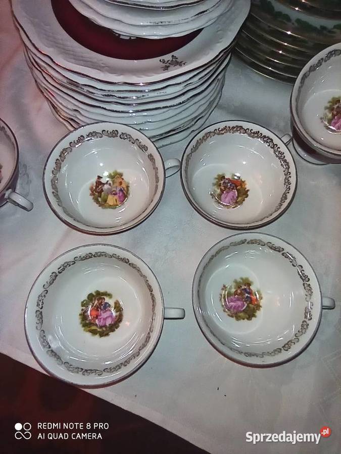 Filiżanka z talerzykiem Alka Import Gdańsk sprzedam