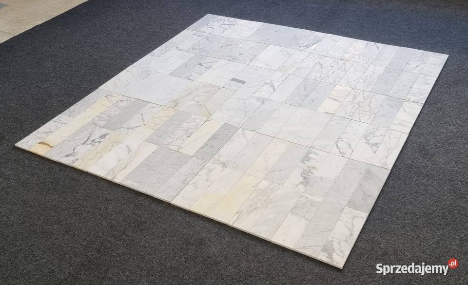 Mozaika marmurowa płytki marmurowe Bianco Bielawa