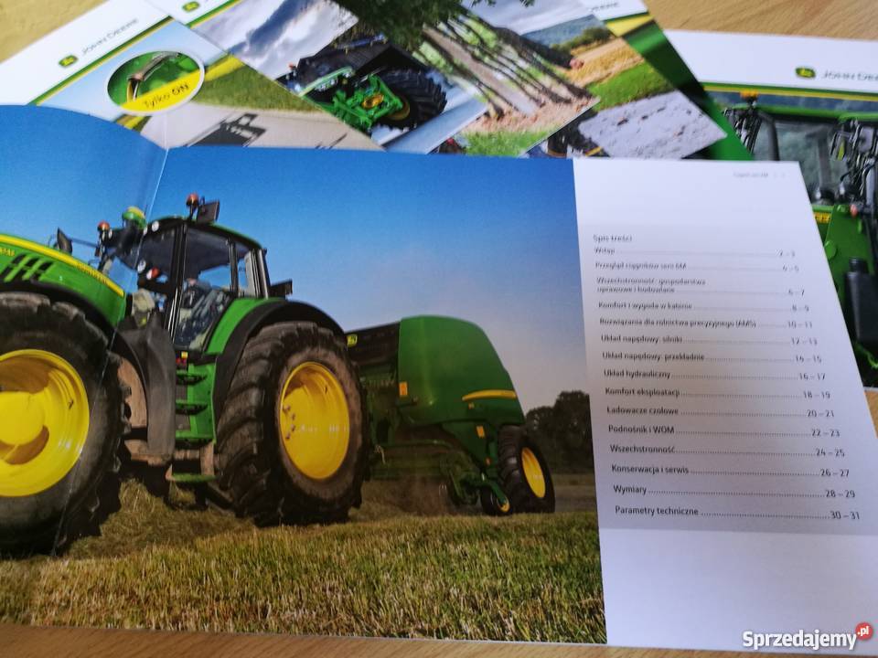 Katalogi John Deere serie 6M 6R 6MC 6RC 5 5M 5GL Szamotuły