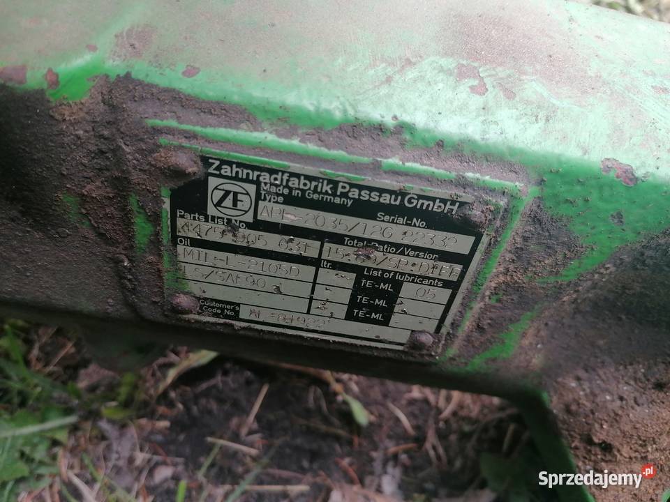 Części Mostu APL 2025 APL 2035 John Deere Drohiczyn sprzedam