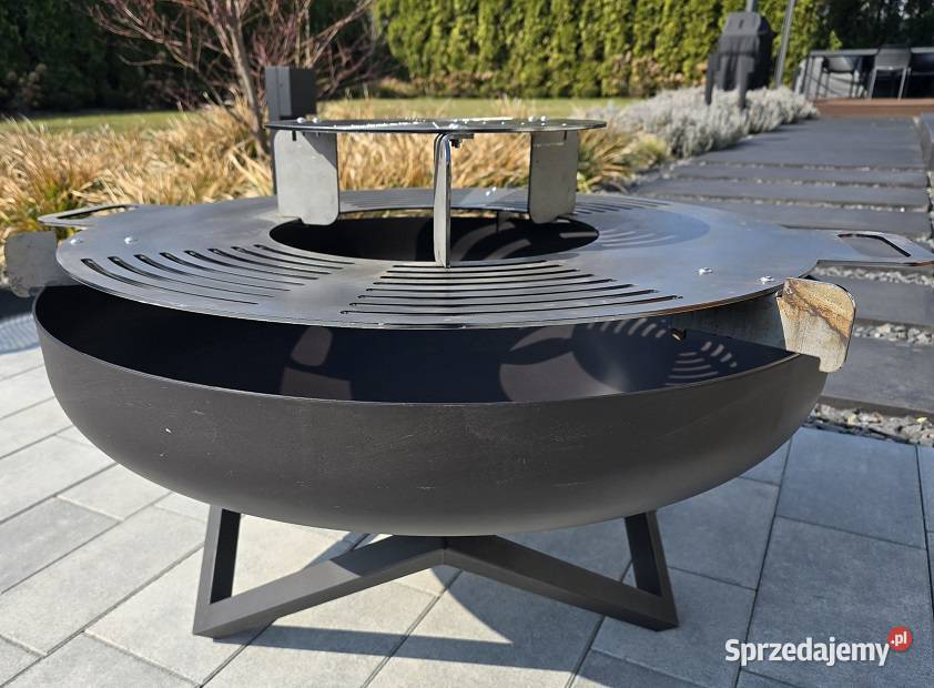 ZESTAW PALENISKO OGRODOWE OKRĄGŁE 80 RUSZT Piaseczno