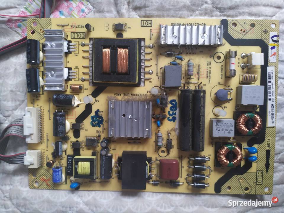 Części TV LCD Hannspree HSG1241 zasilacz płyta zachodniopomorskie Szczecin