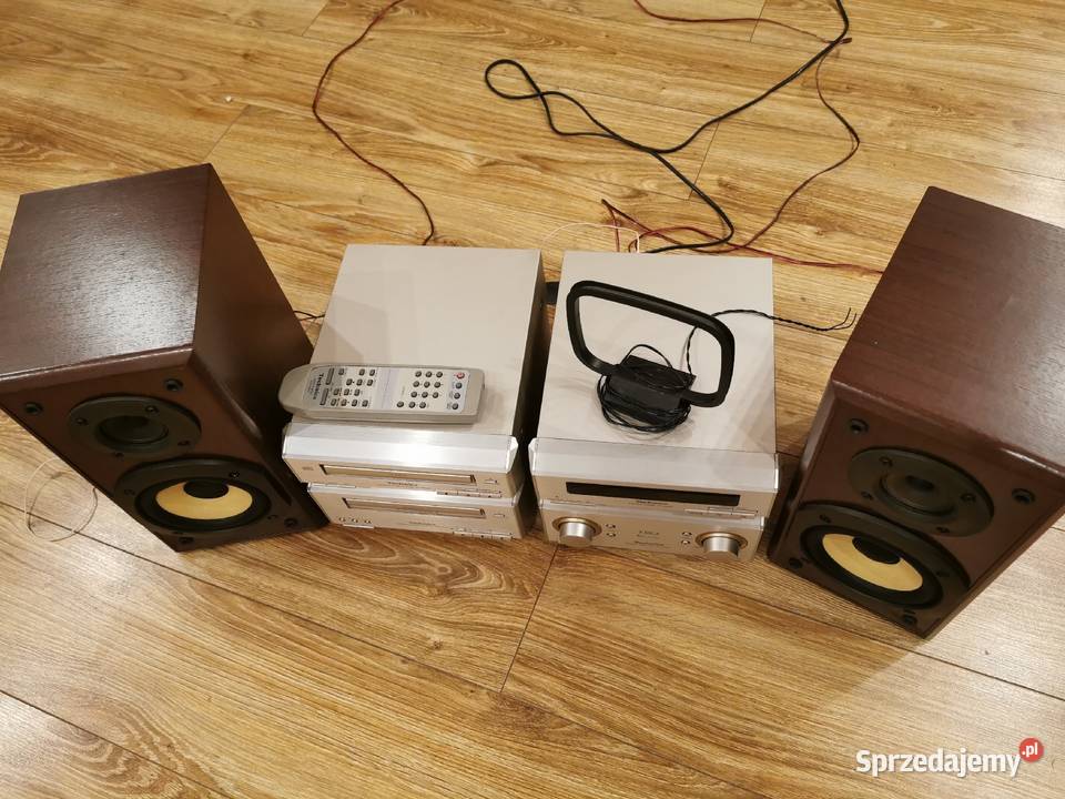 Technics SEHD350 mini wieża pilot kolumny Wieże i miniwieże Ruda Śląska