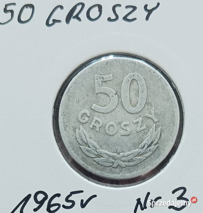 50 Groszy 1965 r 3 PRL ładna