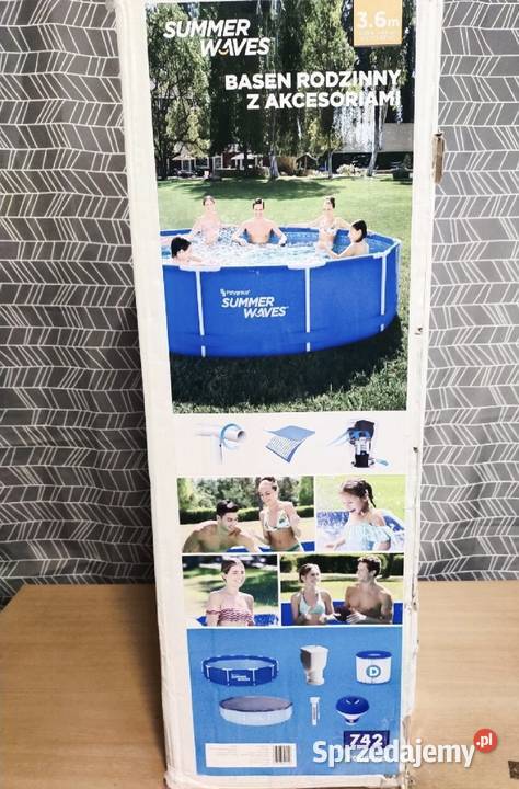 Basen Stelażowy INTEX 366x84 Pompa Wrocław