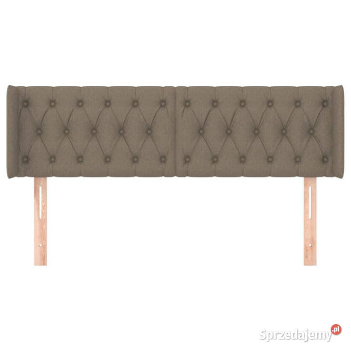 Zagłówek uszak taupe 147x16x7888 tkanina Warszawa
