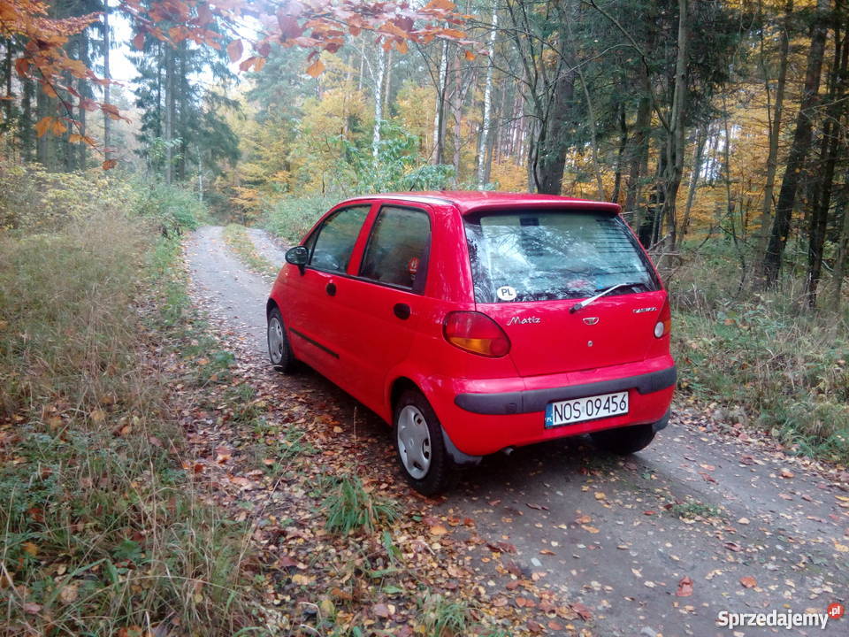 Daewoo Matiz stan Nowe opony zimowe Miłakowo