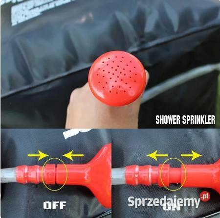 PRYSZNIC SŁONECZNY OUTDOOROWY 40 L TURYSTYCZNY Namioty małopolskie