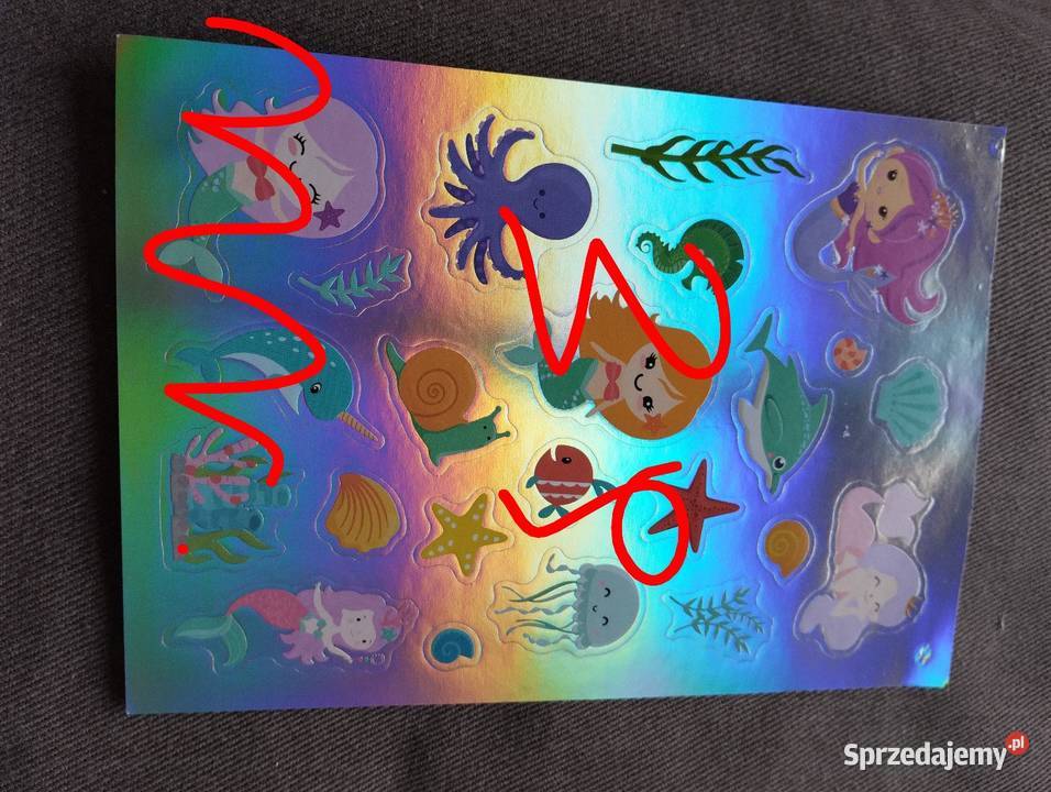 Syrenki i wodorosty naklejki