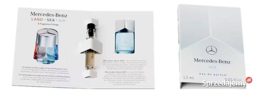 MERCEDES Perfumy meskie AIR próbki 12 x 15ml śląskie Ruda Śląska sprzedam