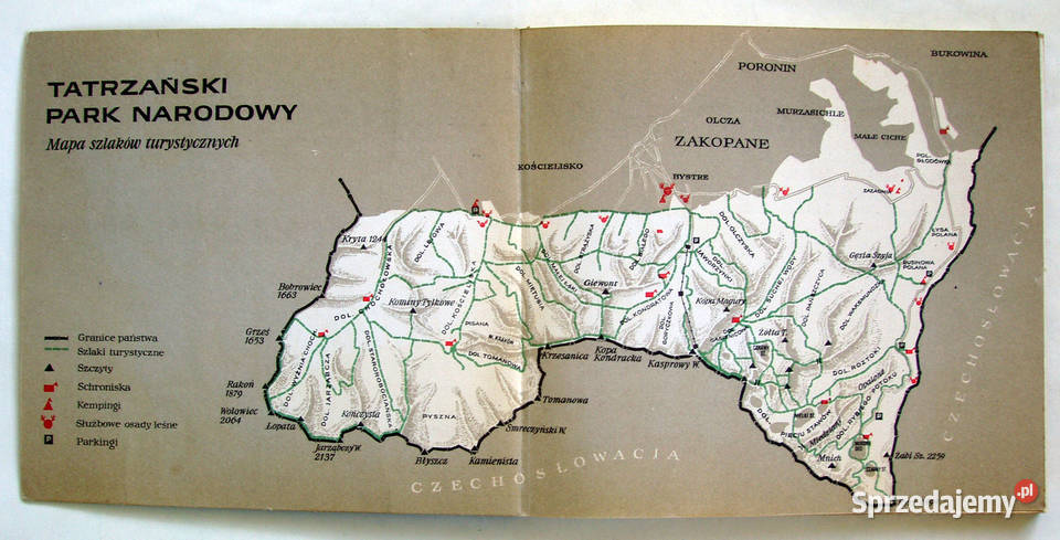 Informatory i panoramy Tatr i Podhala przyroda, krajobrazy małopolskie Limanowa