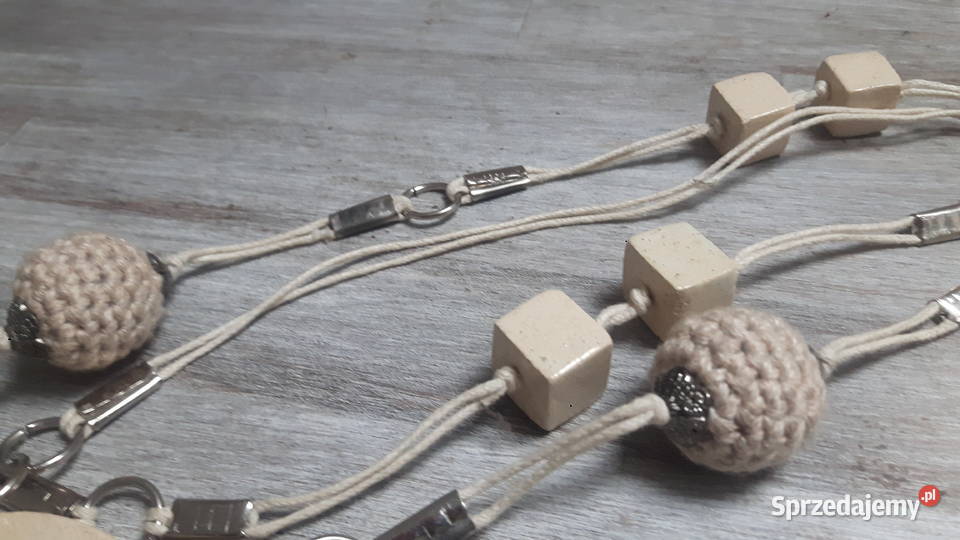 Naszyjnik ceramiczny ręcznie wykonany Otwock