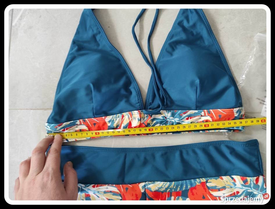 Strój kąpielowy dwuczęściowy wysoki stan XL 42 Płock