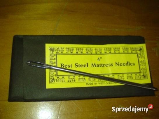 Igły ręczne dziewiarskie szwalnicze 4 około 10 Ł Łódź