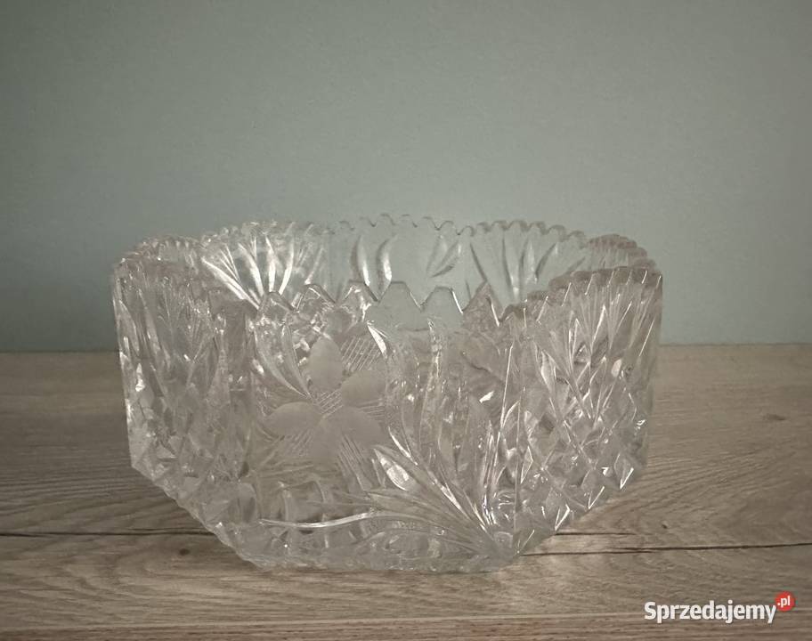 Salatera misa kryształ z lat 50tych Łódź