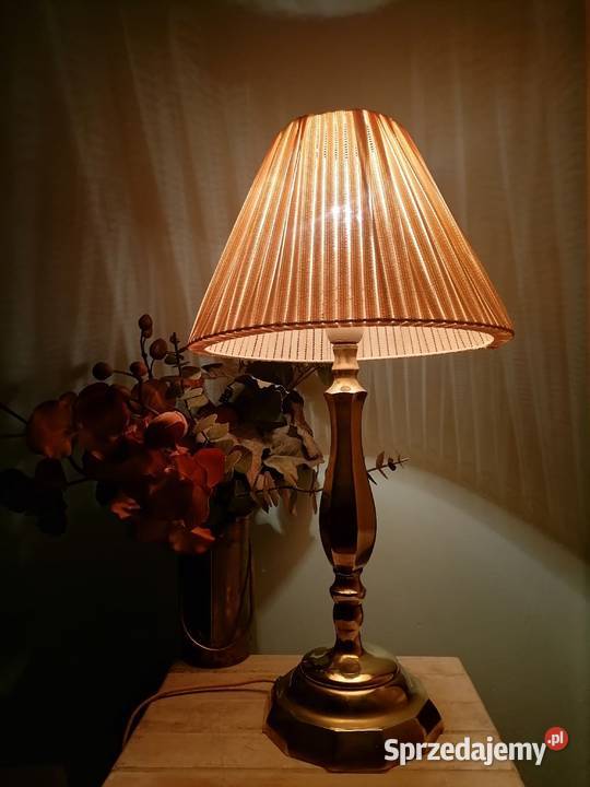 Piękna lampa salonowa z łkonca lat at 50 tych Lampy stołowe i nocne Kraków