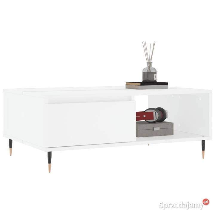 Stolik kawowy biały 90x60x35 materiał mazowieckie Warszawa
