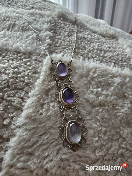 Naszyjnik Rytosztuka z fluorytem mazowieckie Warszawa