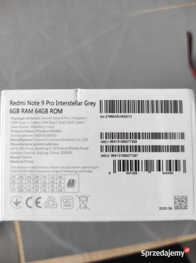 Xiaomi redmi note 9 pro Suwałki