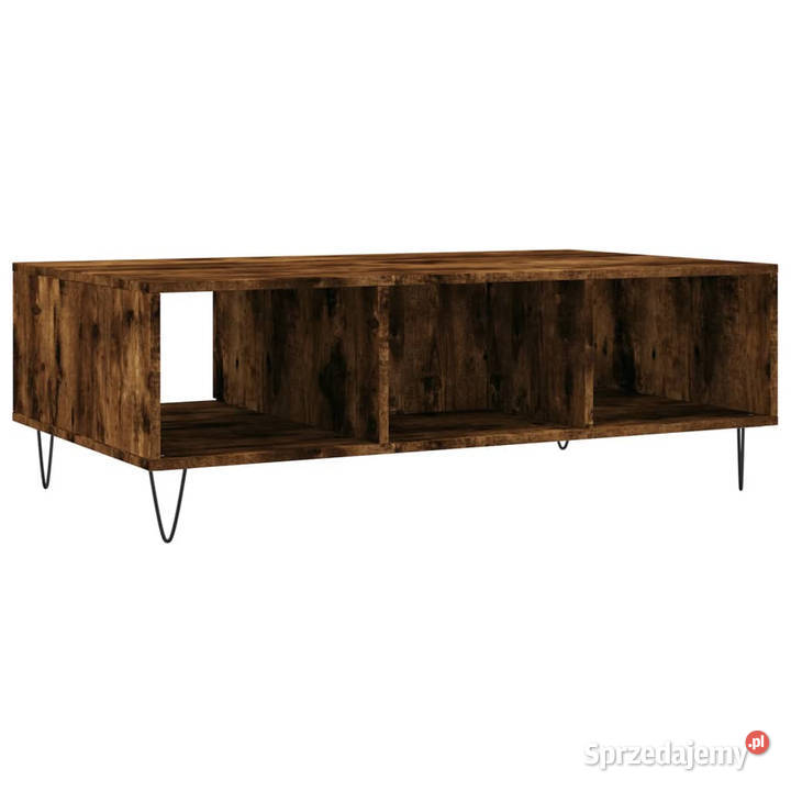 Stolik kawowy przydymiony dąb 104x60x35 WM827089 Warszawa