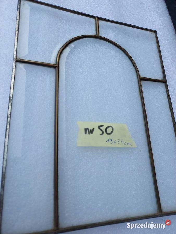 50 Witraż frontu starego zegara szafki szkło Antyki Tczew sprzedam
