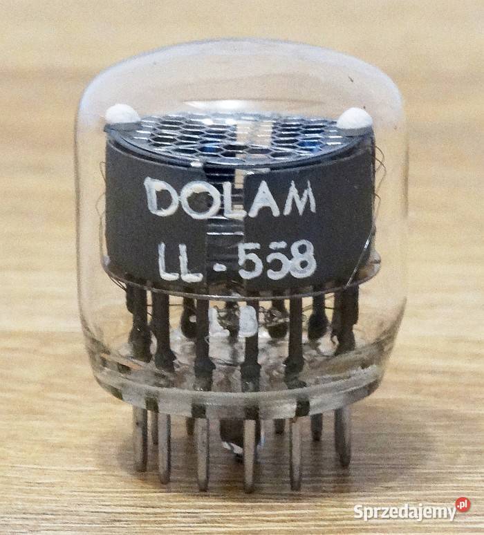 Lampa NIXIE LL558 LL558 oryginalna UNITRA DOLAM